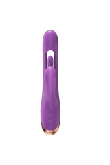 SHE.E.O - VIBRATORE PER IL PUNTO G A FORMA DI CONIGLIO CON MOVIMENTO DIGITALE VIOLA