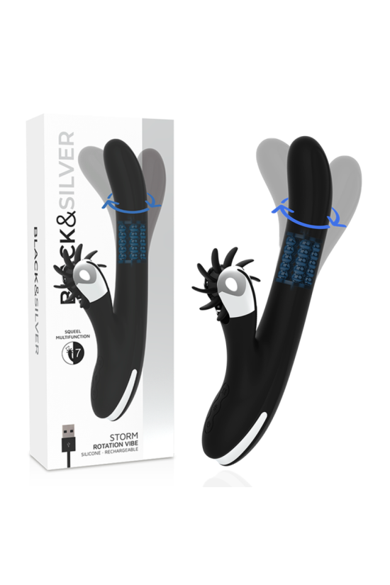BLACK&SILVER - VIBRAZIONE DI ROTAZIONE DI BUNNY STORM
