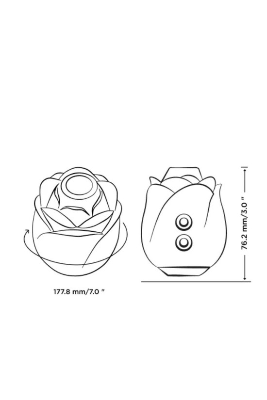 ROMP - ROSE 2.0 STRUMENTO DI ASPIRAZIONE CLITORIDEA A FORMA DI ROSA