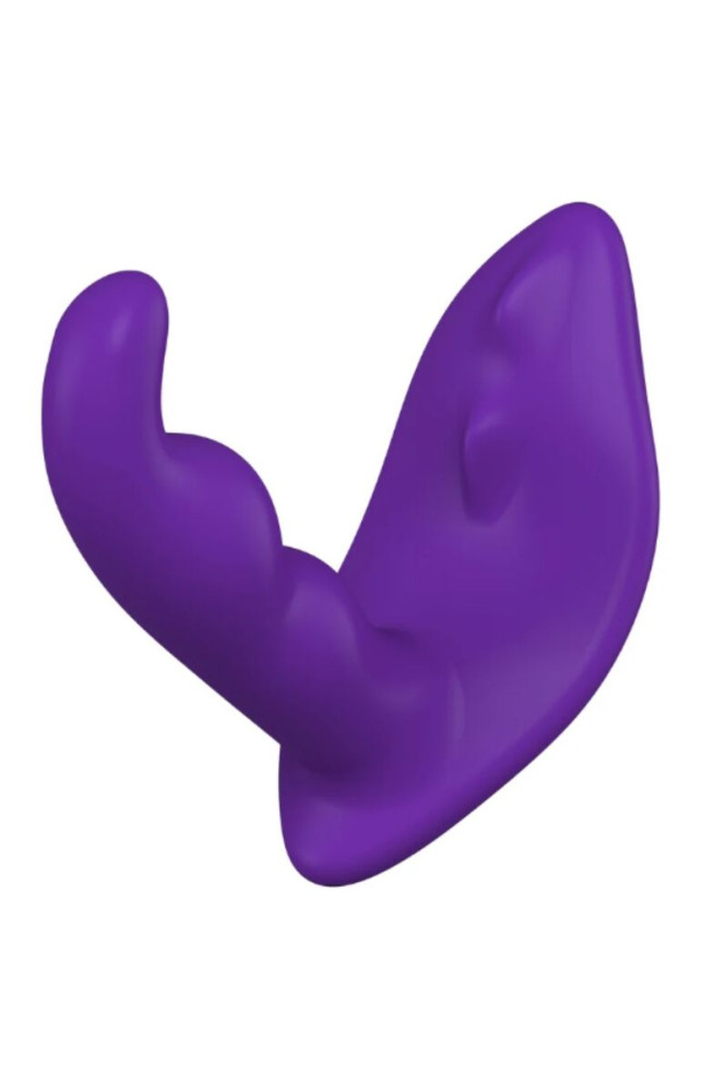 SHE.E.O - STIMOLATORE ANALE VIBRANTE ROTANTE CON TELECOMANDO VIOLA
