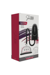SHE.E.O - POMPA A VUOTO AUTOMATICA PER VAGINA E CLITORIDE NERA
