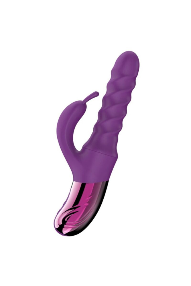 SHE.E.O - VIBRATORE A SPIRALE CON CONIGLIO VIOLA