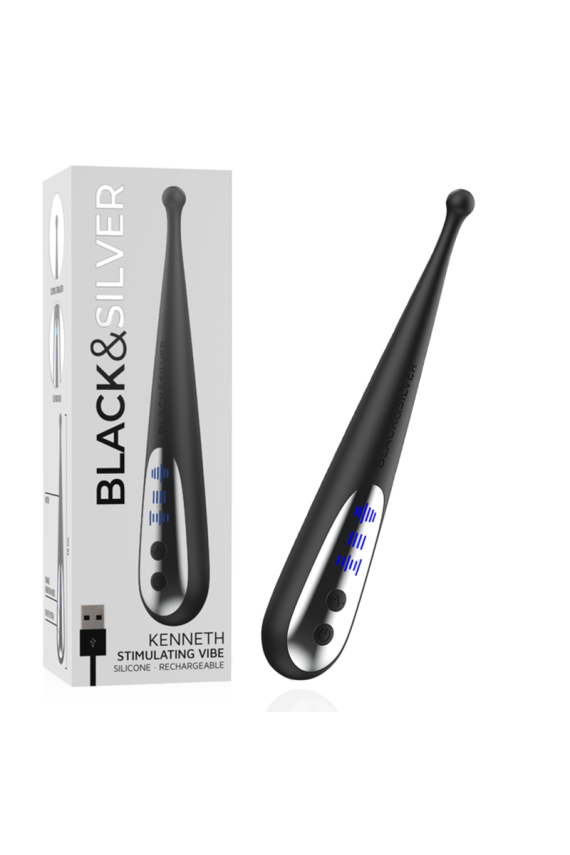 BLACK&SILVER - VIBRA STIMOLANTE KENNETH