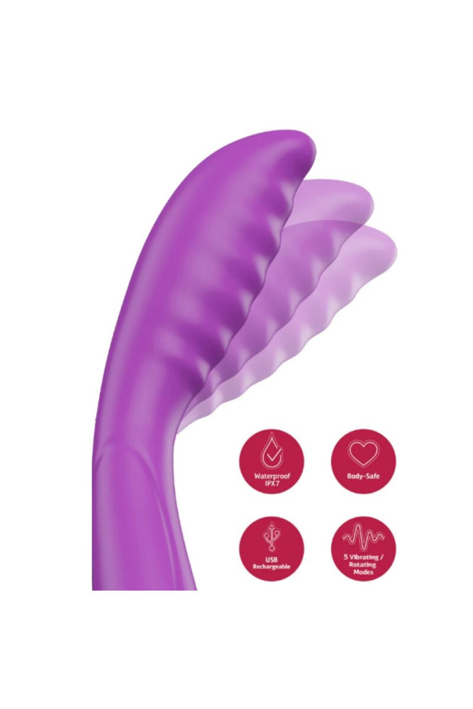 SHE.E.O - VIBRATORE VIOLA PER LA STIMOLAZIONE DEL PUNTO G
