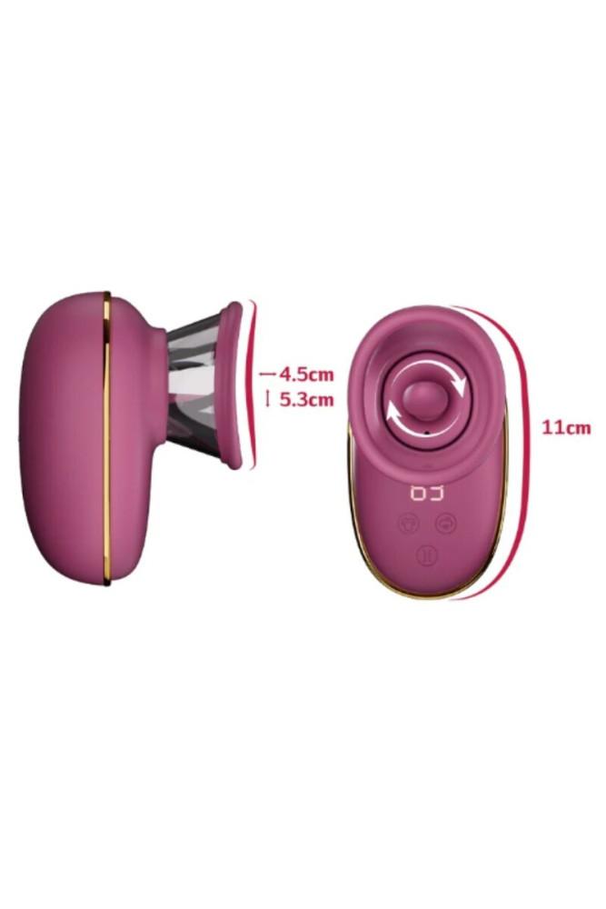 SHE.E.O - POMPA AUTOMATICA PER LA STIMOLAZIONE CLITORIDEA CON EFFETTO LECCHIO (VIOLA)