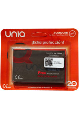 UNIQ - PRESERVATIVI SECURE FIT SENZA LATTICE 3 UNITÀ