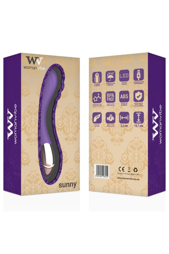 WOMANVIBE - VIBRATORE RICARICABILE SUNNY SILICONE