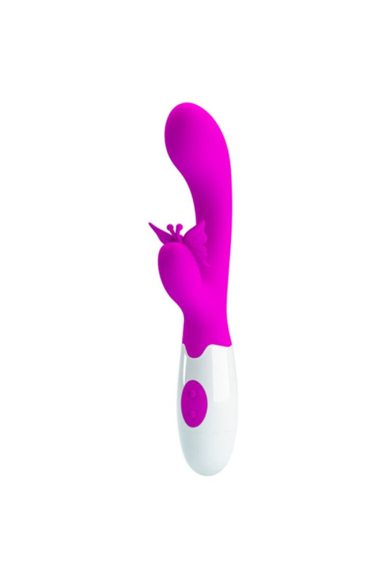 PRETTY LOVE - VIBRATORE A CONIGLIO BUTTERFLY KISS 30 FUNZIONI VIOLA