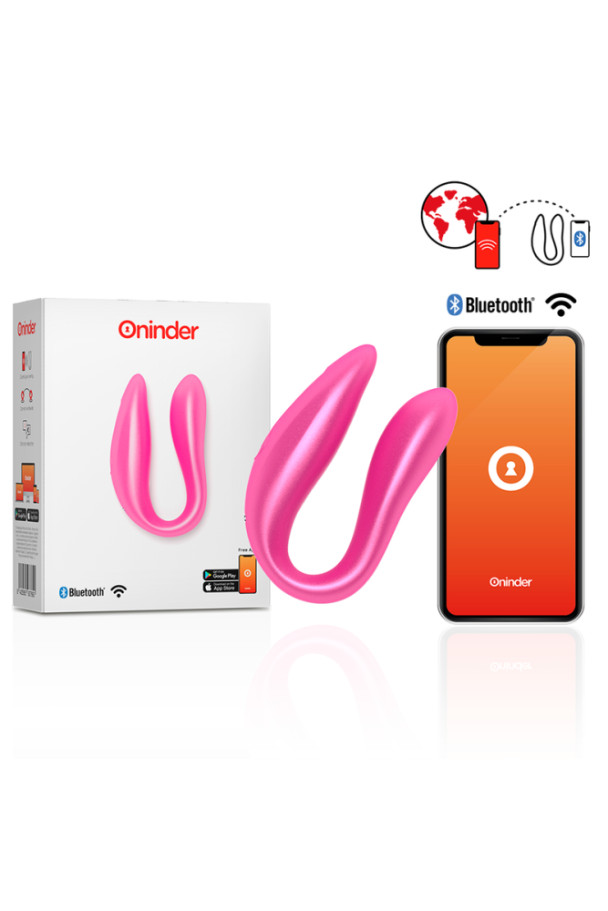 ONINDER - STIMOLATORE DEL PUNTO G E DEL CLITORALE LISBOA ROSA - APP GRATUITA