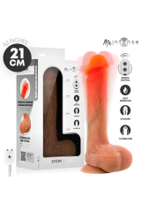 MR INTENSE - BRADLEY DILDO VIBRATORE CON EFFETTO CALORE E TELECOMANDO 21 CM -Ø- 4