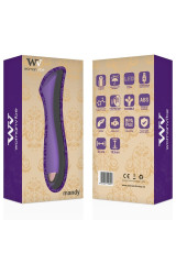 WOMANVIBE - VIBRATORE RICARICABILE IN SILICONE PUNTO "K" MANDY