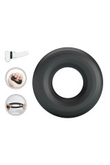 CRAZY BULL - ANELLO PER PENE IN SILICONE SUPER MORBIDO URBAN NERO