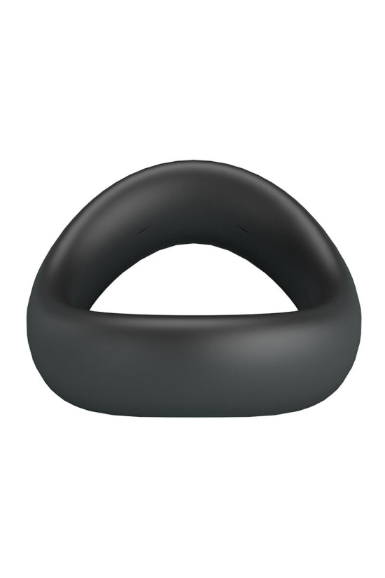 CRAZY BULL - VALEN ANELLO PER PENE ERGONOMICO IN SILICONE NERO
