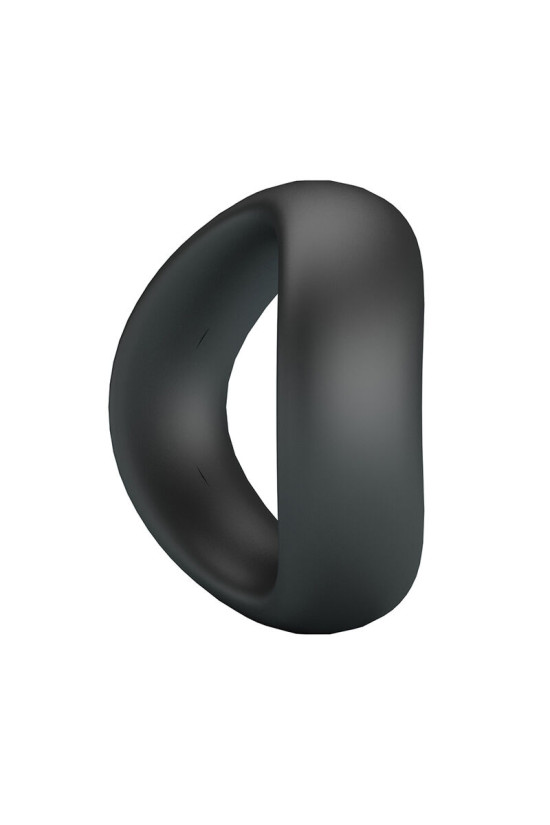 CRAZY BULL - VALEN ANELLO PER PENE ERGONOMICO IN SILICONE NERO