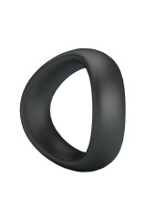 CRAZY BULL - VALEN ANELLO PER PENE ERGONOMICO IN SILICONE NERO