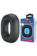 CRAZY BULL - ANELLO PER PENE WALDEN IN SILICONE SUPER MORBIDO NERO