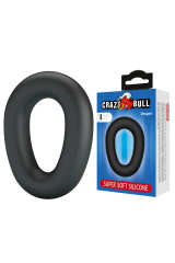 CRAZY BULL - VESPER ANELLO PER PENE IN SILICONE SUPER MORBIDO NERO