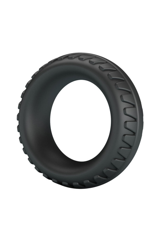 CRAZY BULL - ANELLO PER PENE IN SILICONE TESTURIZZATO MERRITT NERO