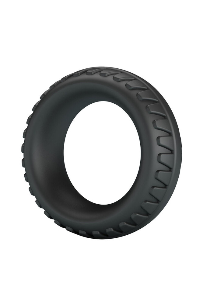 CRAZY BULL - ANELLO PER PENE IN SILICONE TESTURIZZATO MERRITT NERO