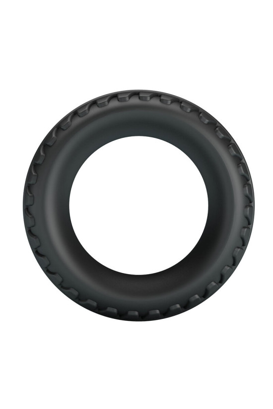 CRAZY BULL - ANELLO PER PENE IN SILICONE TESTURIZZATO MERRITT NERO