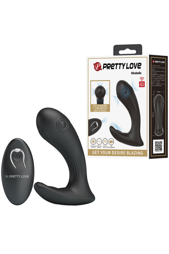 PRETTY LOVE - VIBRATORE PROSTATICO MIRABELLE CON TELECOMANDO
