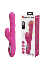PRETTY LOVE - VIBRATORE A CONIGLIO MULTIFUNZIONE INVERNALE CON DISPLAY LED ROSA