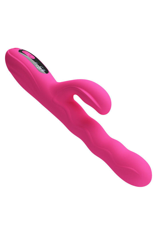 PRETTY LOVE - VIBRATORE A CONIGLIO MULTIFUNZIONE INVERNALE CON DISPLAY LED ROSA
