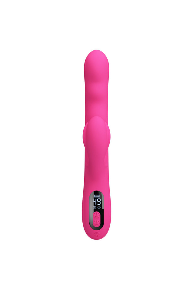 PRETTY LOVE - VIBRATORE A CONIGLIO MULTIFUNZIONE INVERNALE CON DISPLAY LED ROSA