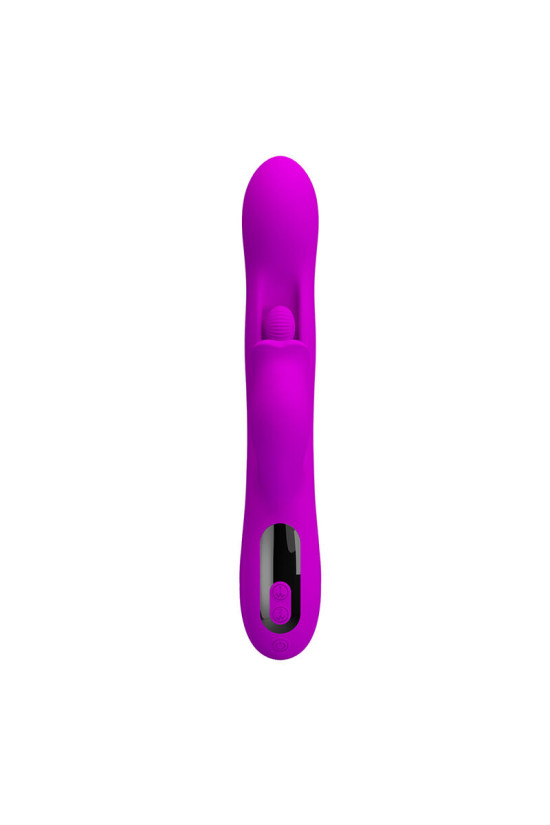 PRETTY LOVE - VIBRATORE OSCILLANTE YALANDA RABBIT CON DISPLAY LED VIOLA
