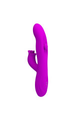 PRETTY LOVE - VIBRATORE OSCILLANTE YALANDA RABBIT CON DISPLAY LED VIOLA