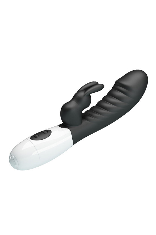 PRETTY LOVE - VIBRATORE A CONIGLIO NAUGHTY BUNNY CON 30 FUNZIONI NERO