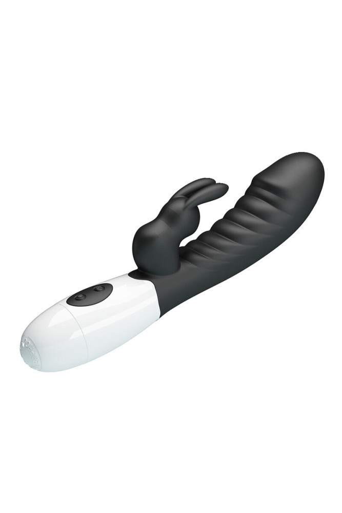 PRETTY LOVE - VIBRATORE A CONIGLIO NAUGHTY BUNNY CON 30 FUNZIONI NERO