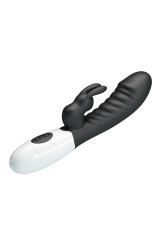 PRETTY LOVE - VIBRATORE A CONIGLIO NAUGHTY BUNNY CON 30 FUNZIONI NERO