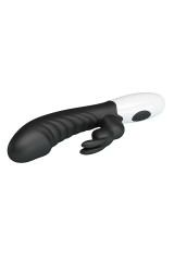 PRETTY LOVE - VIBRATORE A CONIGLIO NAUGHTY BUNNY CON 30 FUNZIONI NERO