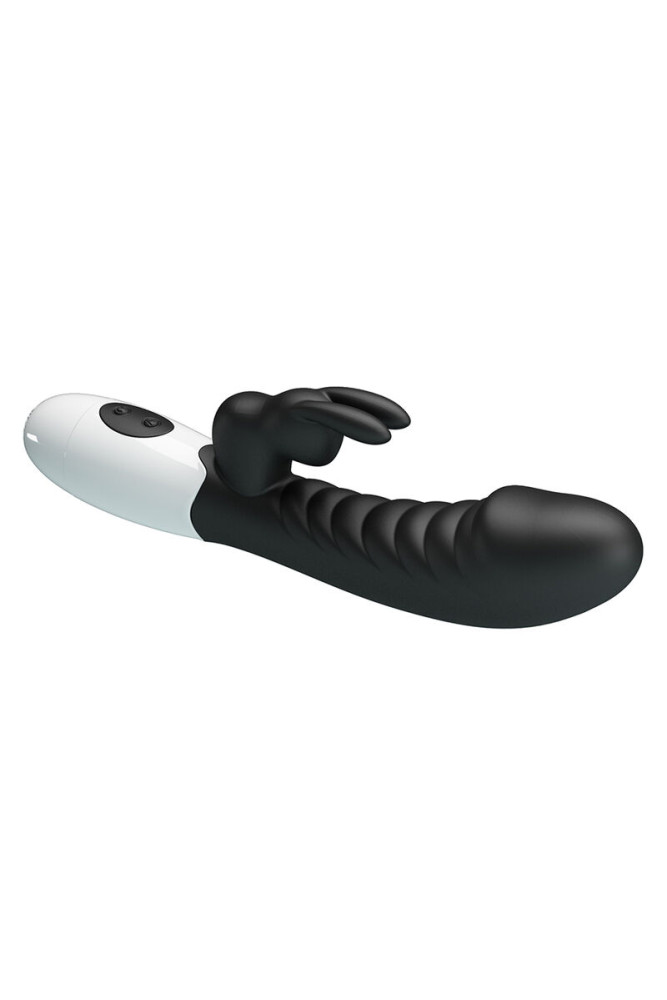 PRETTY LOVE - VIBRATORE A CONIGLIO NAUGHTY BUNNY CON 30 FUNZIONI NERO
