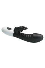 PRETTY LOVE - VIBRATORE A CONIGLIO NAUGHTY BUNNY CON 30 FUNZIONI NERO