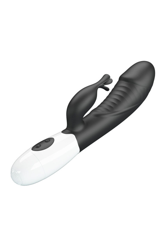 PRETTY LOVE - VIBRATORE A CONIGLIO RASMUSSEN 30 FUNZIONI NERO