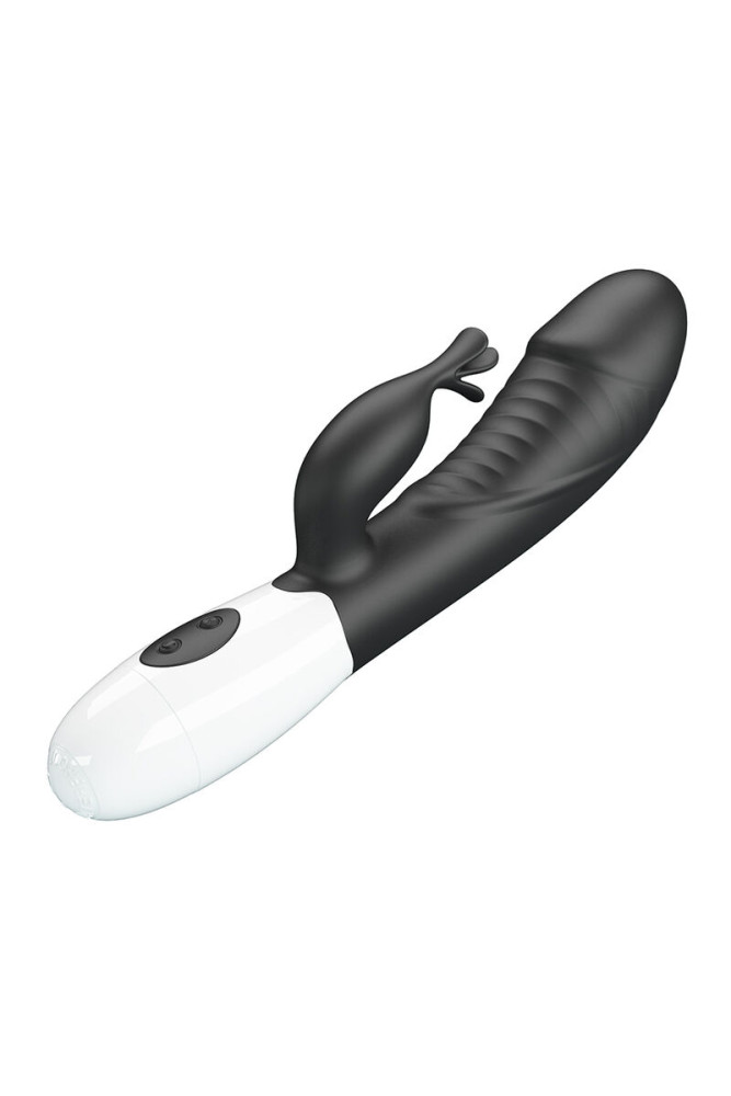PRETTY LOVE - VIBRATORE A CONIGLIO RASMUSSEN 30 FUNZIONI NERO