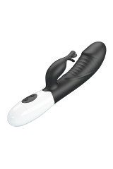 PRETTY LOVE - VIBRATORE A CONIGLIO RASMUSSEN 30 FUNZIONI NERO