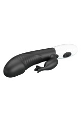 PRETTY LOVE - VIBRATORE A CONIGLIO RASMUSSEN 30 FUNZIONI NERO