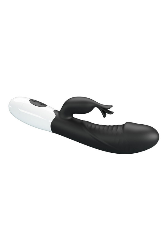 PRETTY LOVE - VIBRATORE A CONIGLIO RASMUSSEN 30 FUNZIONI NERO