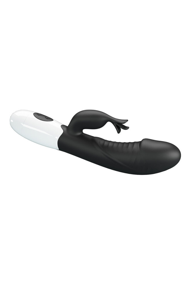 PRETTY LOVE - VIBRATORE A CONIGLIO RASMUSSEN 30 FUNZIONI NERO