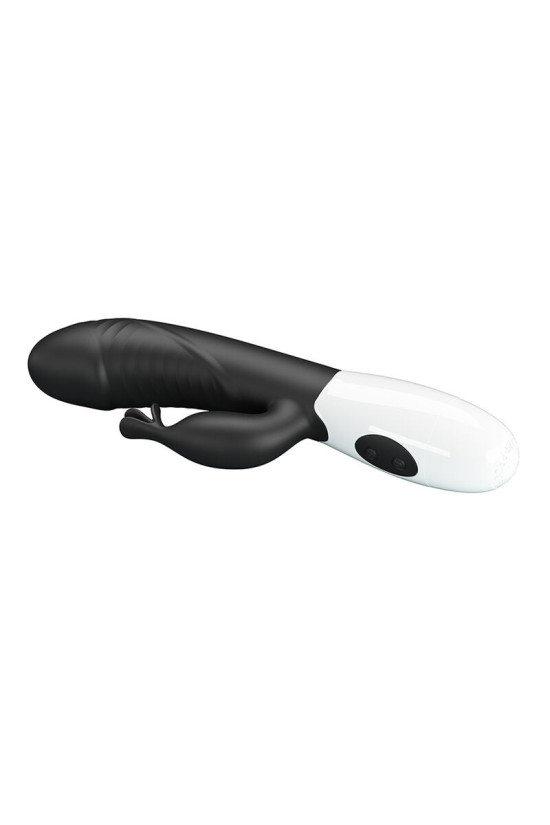 PRETTY LOVE - VIBRATORE A CONIGLIO RASMUSSEN 30 FUNZIONI NERO