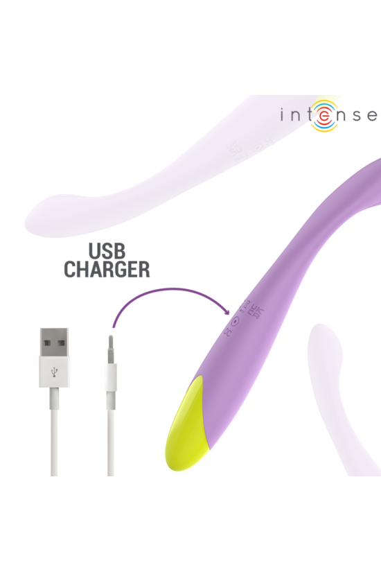 INTENSE - LUCCA STIMOLATORE DEL PUNTO G FLESSIBILE RICARICABILE TRAMITE USB