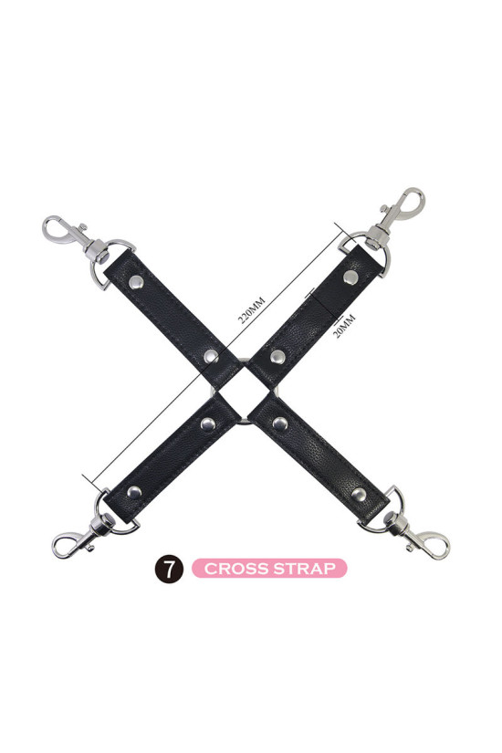 PRETTY LOVE - KIT BDSM DA 8 PEZZI NERO