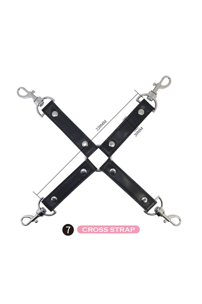 PRETTY LOVE - KIT BDSM DA 8 PEZZI NERO
