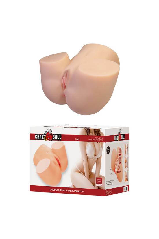 CRAZY BULL - LIORA XXL DOPPIO MASTURBATORE VAGINALE E ANALE