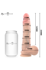 MR INTENSE - GARY M PENE IN SILICONE ULTRA-REALISTICO CON TESTICOLI 20 CM -Ø- 4