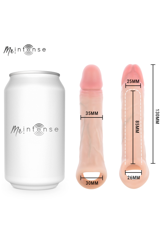 MR INTENSE - SIMON S COPRI PENE IN SILICONE 13 CM -Ø- 4 CM