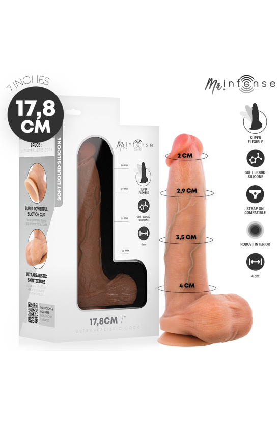 MR INTENSE - DILDO IN SILICONE DI BRUCE S CON TESTICOLI 17